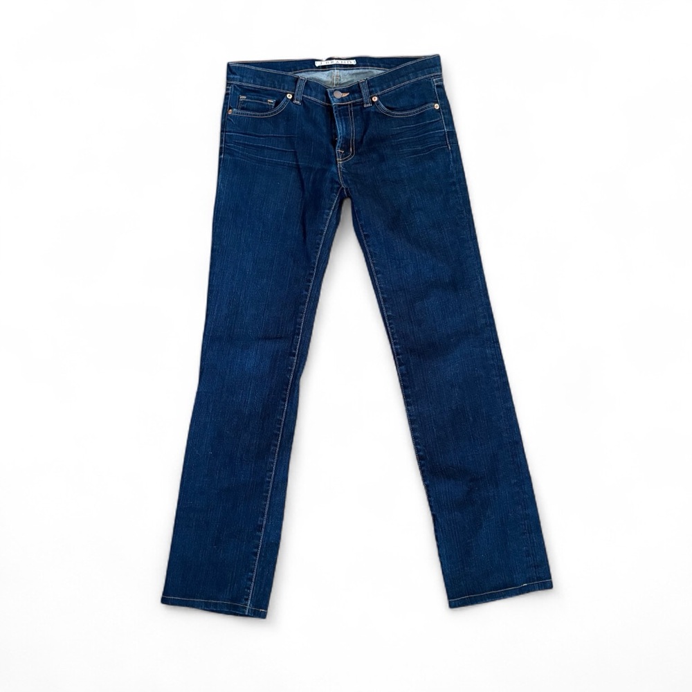 J Brand Dark Wash Blue Denim Jeans Straight‎ Cut - 28